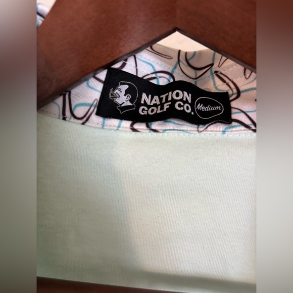 Nation Golf Co. Hard Collar Golf Polo - Picture 8 of 8